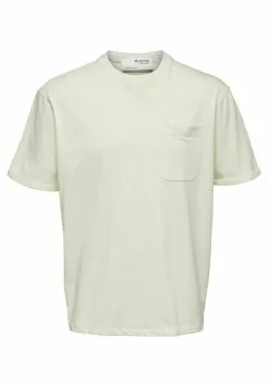 Selected Homme T-shirt Basique - Egret -Selected Homme Soldes Boutique bb3fffc3e9494a5e875308a62602b9f9