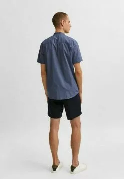 Selected Homme Chemise - Dark Navy -Selected Homme Soldes Boutique bbdeae69a8194429a7d5fa6f82604a2e