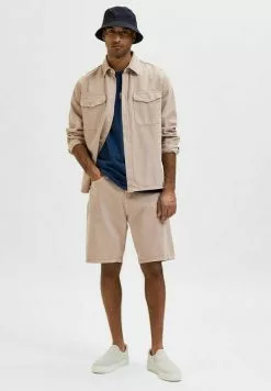 Selected Homme Short En Jean - Fawn -Selected Homme Soldes Boutique bc0827915f394ef8ac63a526d97d4687