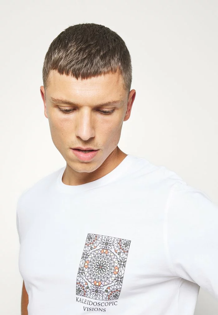 Selected Homme SLHCITY ONECK TEE - T-shirt Imprimé - Bright White 4 Selected Homme SLHCITY ONECK TEE - T-shirt Imprimé - Bright White – Image 4