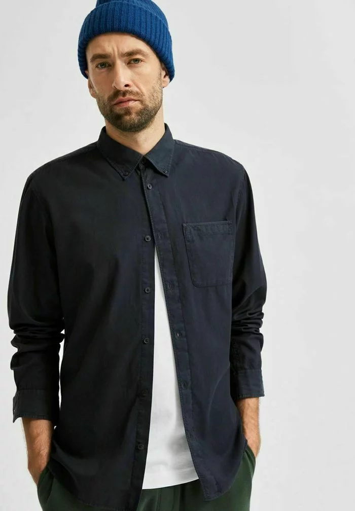 Selected Homme Chemise - Navy Blazer 4 Selected Homme Chemise - Navy Blazer – Image 4