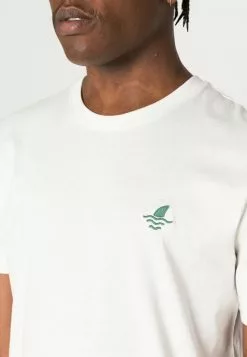 Selected Homme WILDER NECK TEE CAMP - T-shirt Basique - Cloud Dancer -Selected Homme Soldes Boutique bdcff79d7f0f4a14b739ee209af14e07