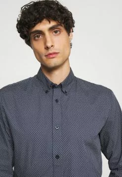 Selected Homme SLHSLIMROY - Chemise - Dark Blue -Selected Homme Soldes Boutique be359fea13b94a498250f3b86fc10026