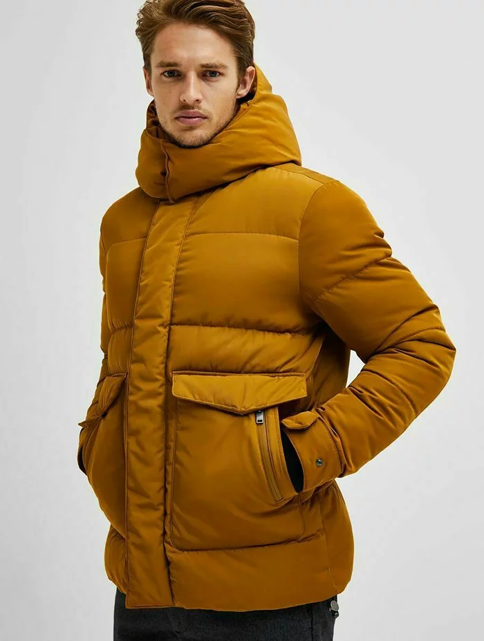 Selected Homme Veste D'hiver - Tapenade 4 Selected Homme Veste D'hiver - Tapenade – Image 4