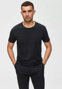 Selected Homme T-shirt Basique - Black