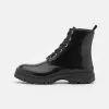Selected Homme SLHBRODY BOOT - Bottines à Lacets - Black