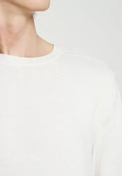 Selected Homme SLHBERG CREW NECK - Pullover - Egret/melange -Selected Homme Soldes Boutique c01f3e00a51e4b97bdeac1502e2f8f3c