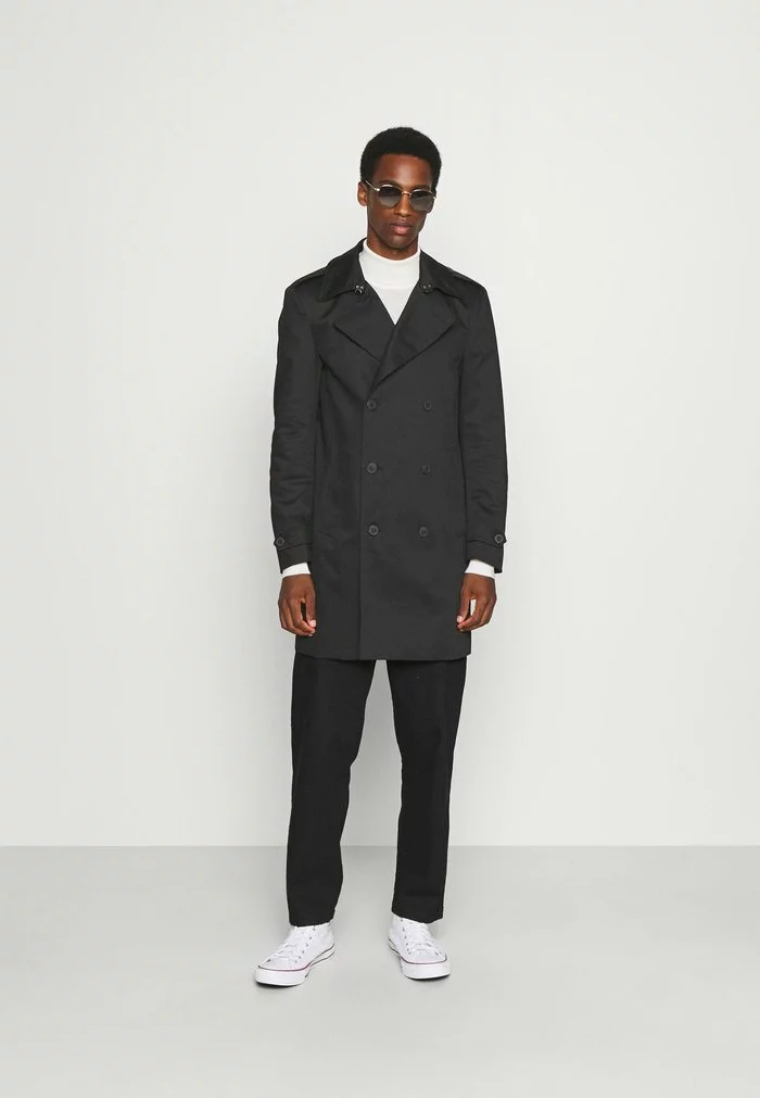 Selected Homme SLHSANDER - Trench - Black 2 Selected Homme SLHSANDER - Trench - Black – Image 2