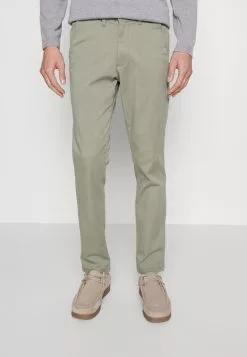 Selected Homme SLHSLIM MILES FLEX PANTS - Chino - Deep Lichen Green