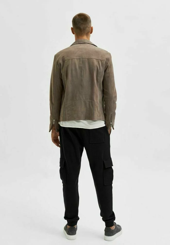 Selected Homme ICONIC - Veste En Cuir - Morel 3 Selected Homme ICONIC - Veste En Cuir - Morel – Image 3