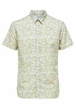 Selected Homme FLORAL - Chemise - Oatmeal -Selected Homme Soldes Boutique c0fcf552fbf34daf95f64d764db269d0