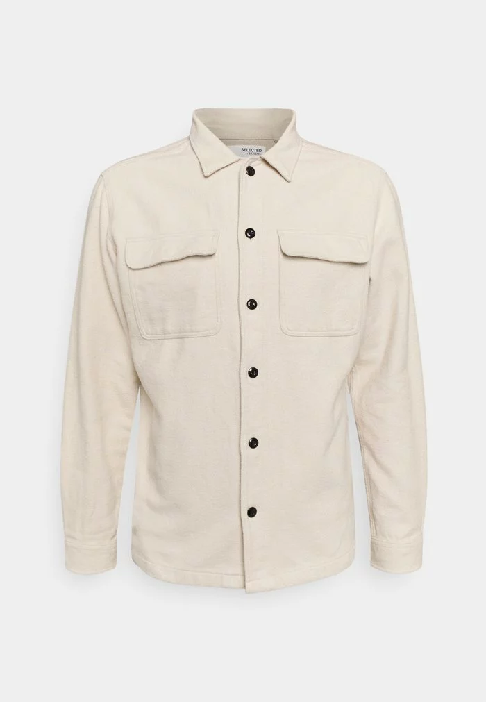 Selected Homme SLHLOOSEKODY SOLID - Chemise - Oatmeal 5 Selected Homme SLHLOOSEKODY SOLID - Chemise - Oatmeal – Image 5