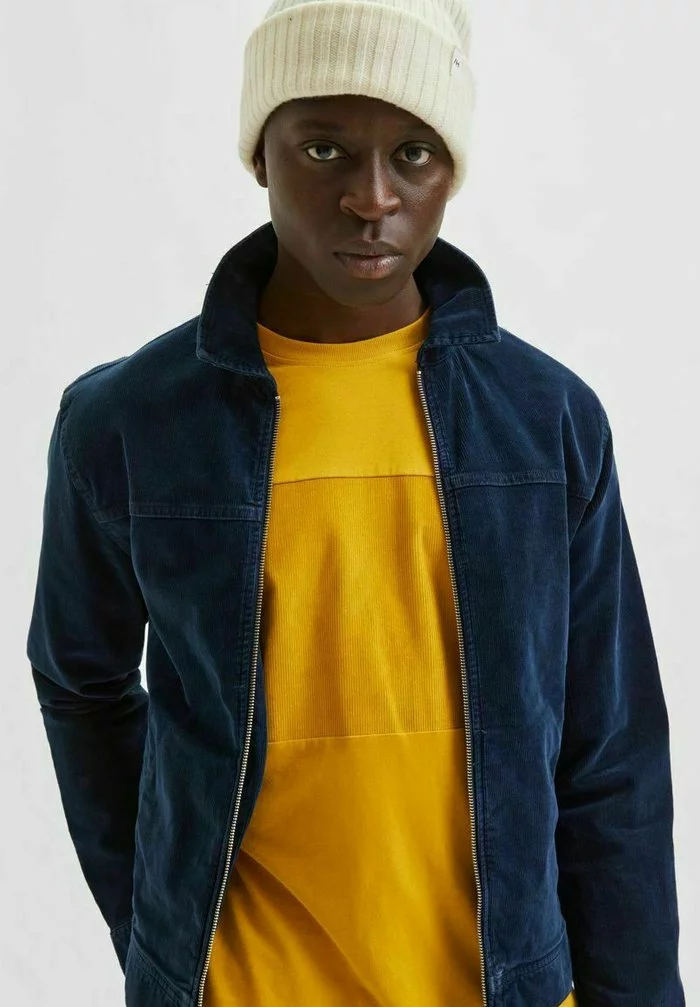 Selected Homme Veste Légère - Blue Indigo 4 Selected Homme Veste Légère - Blue Indigo – Image 4