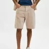 Selected Homme Short En Jean - Fawn
