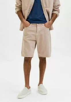 Selected Homme Short En Jean - Fawn
