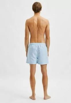 Selected Homme BEDRUKTE - Short De Bain - Chambray Blue -Selected Homme Soldes Boutique c28f8e8d1b244256b01c9bb95471ca90