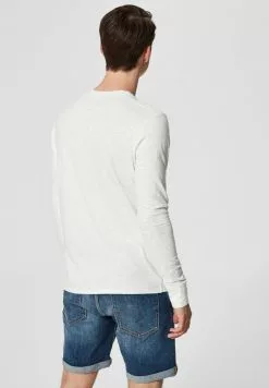 Selected Homme T-shirt à Manches Longues - Bone White -Selected Homme Soldes Boutique c2c0407f1ebd4f6fab7746a47cd9c676