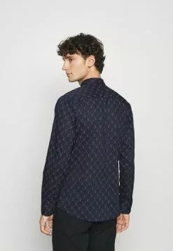 Selected Homme SLHSLIMCHRISTMAS SHIRT - Chemise - Dark Blue -Selected Homme Soldes Boutique c31a1b8fc93540b8aa7258436ec1b136