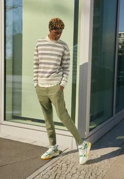 Selected Homme SLIMTAPERED NEWTON - Pantalon Classique - Olivine