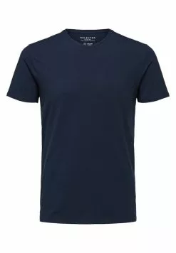 Selected Homme T-shirt Basique - Navy Blazer -Selected Homme Soldes Boutique c4c1a9528e8a4d32a9c367d4e1e22e19