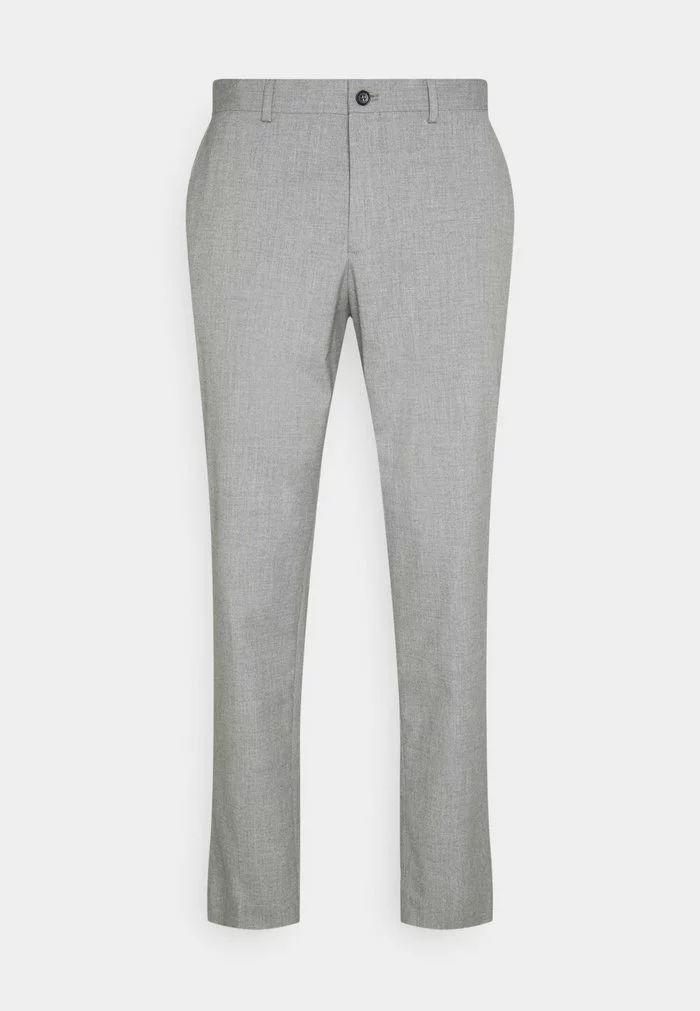 Selected Homme SLHSLIM MYLOLOGAN CROP - Pantalon Classique - Light Grey Melange 5 Selected Homme SLHSLIM MYLOLOGAN CROP - Pantalon Classique - Light Grey Melange – Image 5
