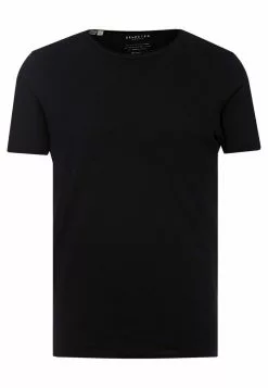 Selected Homme SLHMORGAN O NECK TEE - T-shirt Basique - Black -Selected Homme Soldes Boutique c6b728195bfa4b59a287e56ee10ac4ff