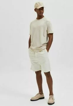 Selected Homme Short - Cloud Dancer -Selected Homme Soldes Boutique c6cb23d954924deeafa0357814415453