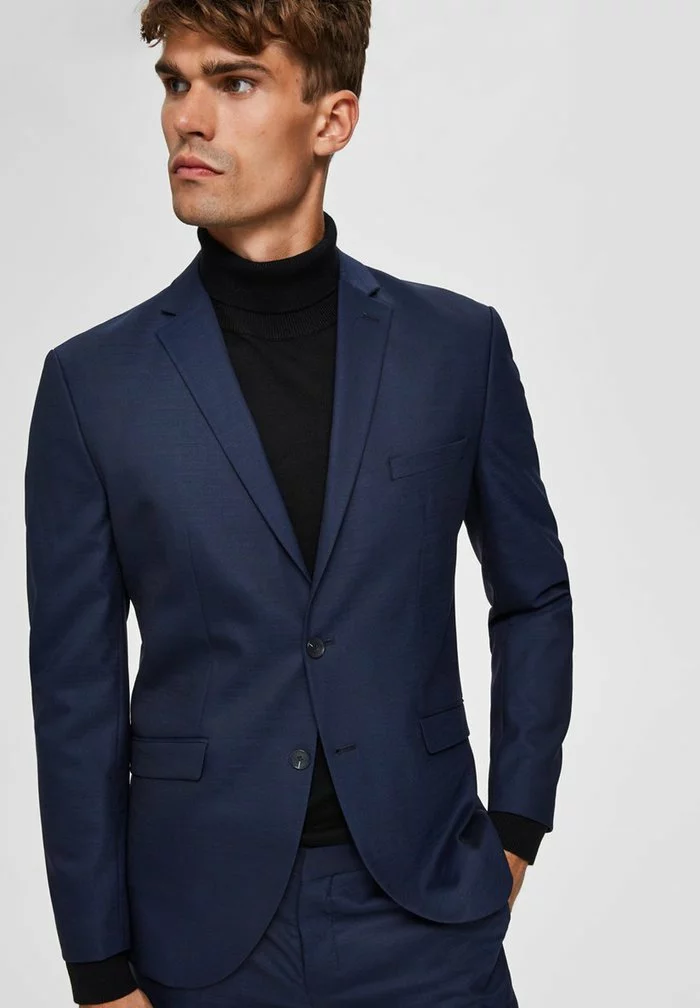Selected Homme BLAZER SLIM FIT - Blazer - Dark Blue 4 Selected Homme BLAZER SLIM FIT - Blazer - Dark Blue – Image 4