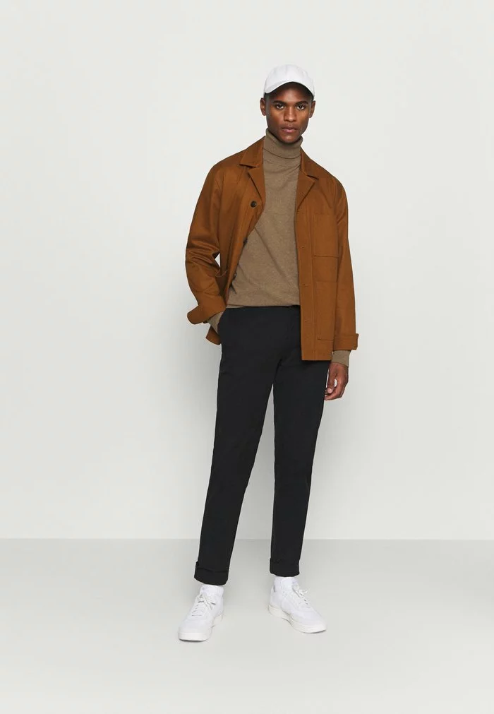 Selected Homme SLHBERG ROLL NECK - Pullover - Teak Melange 2 Selected Homme SLHBERG ROLL NECK - Pullover - Teak Melange – Image 2