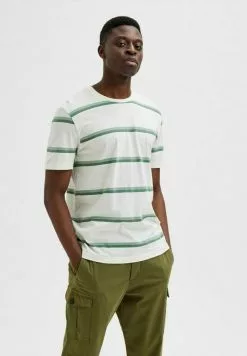 Selected Homme T-shirt Imprimé - Granite Green