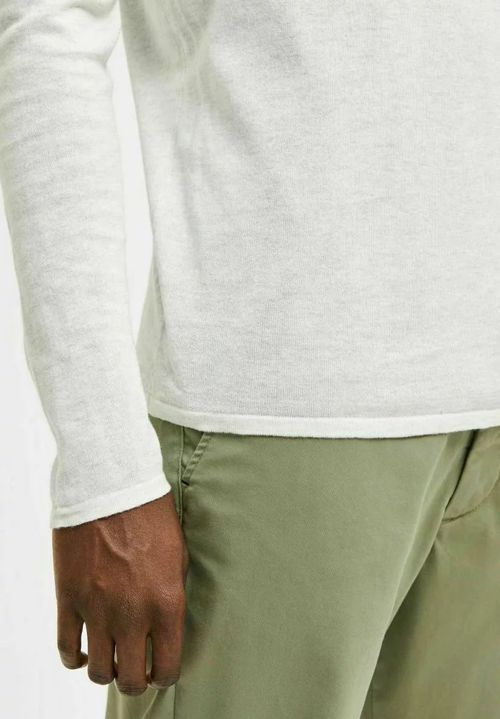 Selected Homme SLHROME LS CREW NECK G NOOS - Pullover - Snow White 5 Selected Homme SLHROME LS CREW NECK G NOOS - Pullover - Snow White – Image 5