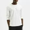 Selected Homme T-shirt à Manches Longues - Bright White