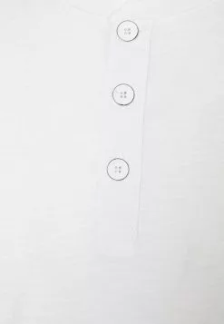 Selected Homme SLHDUKE SPLIT NECK TEE - T-shirt Basique - Egret -Selected Homme Soldes Boutique cc3bdb4528194f61b0bc60d82f33b963