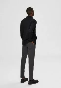Selected Homme FLEX FIT HOSE SLIM FIT - Chino - Dark Grey -Selected Homme Soldes Boutique cc9a29578fb94a2a8da6cb511971d401