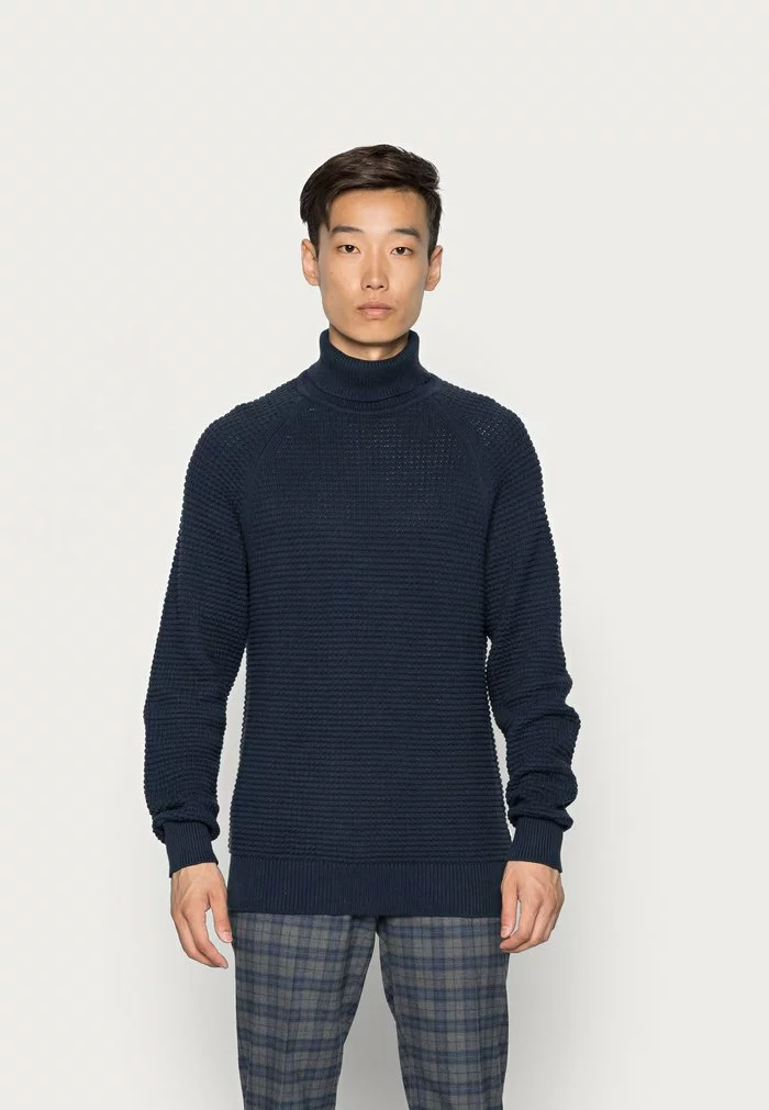 Selected Homme SLHTRAKK ROLLNECK - Pullover - Dark Sapphire 1 Selected Homme SLHTRAKK ROLLNECK - Pullover - Dark Sapphire