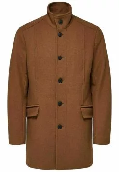 Selected Homme Manteau Court - Camel