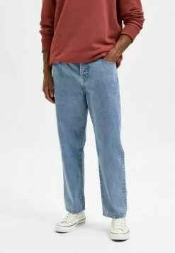 Selected Homme Jean Droit - Light Blue Denim