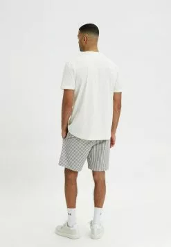 Selected Homme SLHRELAXLONG DAVID O NECK TEE CAMP - T-shirt Basique - Cloud Dancer -Selected Homme Soldes Boutique cd9b72ca41d343179855348d2076b7f6