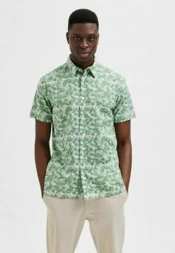Selected Homme FLORAL - Chemise - Granite Green