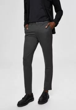 Selected Homme FLEX FIT HOSE SLIM FIT - Chino - Dark Grey
