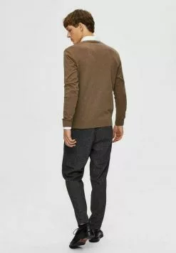 Selected Homme Pullover - Teak -Selected Homme Soldes Boutique cf1a7612152b4d73b02d99c7fdbb0a39