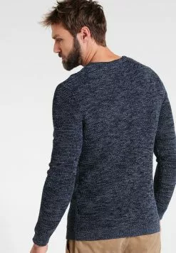 Selected Homme SHXNEWVINCEBUBBLE CREW NECK - Pullover - Dark Sapphire/twisted Blue Mirag -Selected Homme Soldes Boutique cf6ea5e4f96247179df3240d1b5a0a01