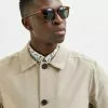 Selected Homme Lunettes De Soleil - Brown