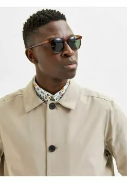Selected Homme Lunettes De Soleil - Brown