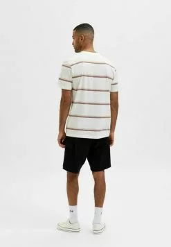 Selected Homme T-shirt Imprimé - Peach Whip -Selected Homme Soldes Boutique d04803bb95254f6490194724e9877720