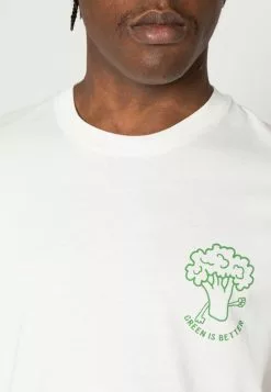 Selected Homme BROCK TEE - T-shirt Imprimé - Cloud Dancer -Selected Homme Soldes Boutique d14e876989ff4e339ad87326089bcb9d