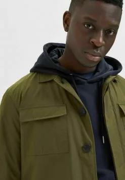Selected Homme LANGARM - Veste Mi-saison - Winter Moss -Selected Homme Soldes Boutique d16b5e5f383441b19befc1efaaddcbb4
