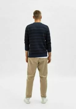 Selected Homme SLHALFIE CREW CAMP - Pullover - Sky Captain -Selected Homme Soldes Boutique d311509d6a294dc0967e9526801a57ec