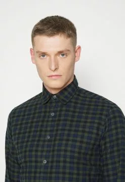 Selected Homme SLHSLIMISAC SHIRT CAMP - Chemise - Forest Night -Selected Homme Soldes Boutique d31dfce98dce4075a19e0be85c13beed
