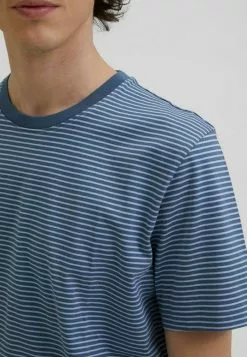 Selected Homme SLHNORMAN - T-shirt Imprimé - Bering Sea -Selected Homme Soldes Boutique d3920cdc7686426585f5c7fc7b2ff172